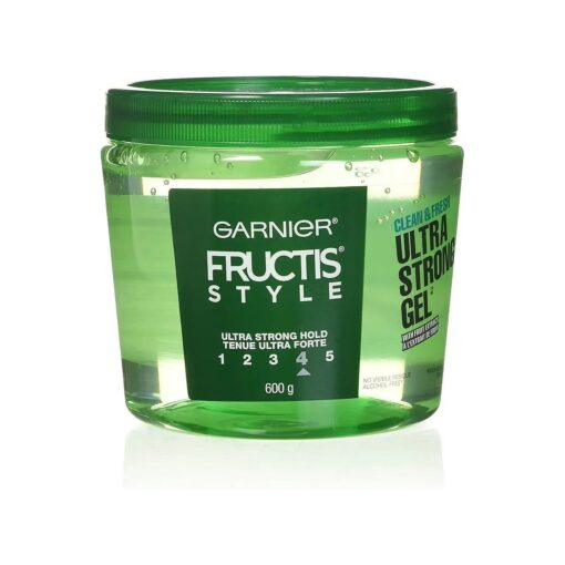 Garnier Fructis Style Ultra Strong Hold Gel, Clean and Fresh, No, 4, 21.2 Ounce