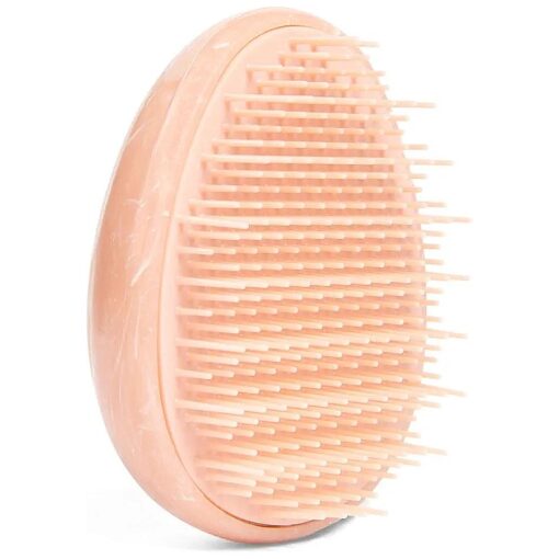 Mini Hair Brush Detangler - Travel Essentials for Women - Gifts for Teen Girls - Self Care Scalp Scrubber, Cute Purse Accessories, Small Detangling Comb, Hairbrushes