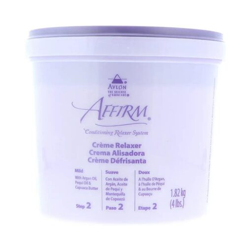 Avlon Affirm Creme Relaxer - 4 lb - Control : Mild ( Time Release Sodium Hydroxide )