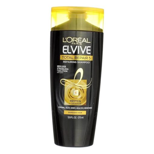 Loreal Shampoo Elvive Total Repair 5 Repairing 12.6 Ounce ( 375ml ) ( 2 Pack )