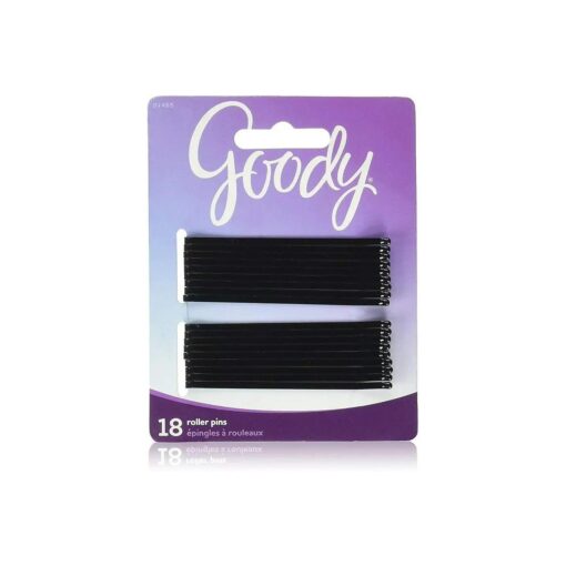 Goody Black Roller Pins ( 3 inches 18 each ) ( [ 2-Pack of 18 )