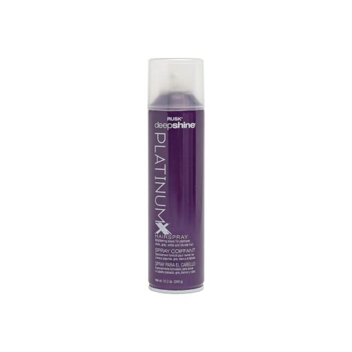 Deepshine PlatinumX Hairspray, 10.2 Oz, Non-Stick, Fast-Drying Finishing Spray, All-Day Humidity Resistance Provides Strong Hold, Shape, and Body for a Shiny Look