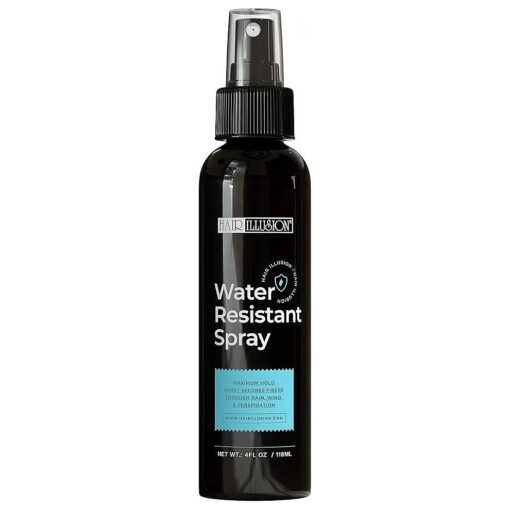 Hair iIllusion ( Water Resistant ) Hair Spray Allows You To Get Your Hair Wet