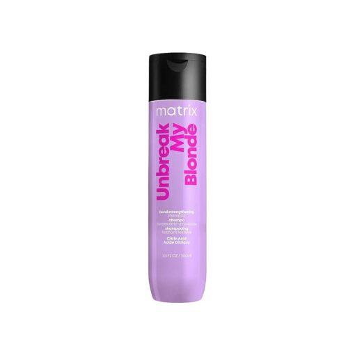 Matrix Unbreak My Blonde Strengthening Shampoo | Repairs and Adds Softness and Shine | For Damaged, Lightened and Over Processed Hair | Sulfate-Free | Packaging May Vary | Vegan