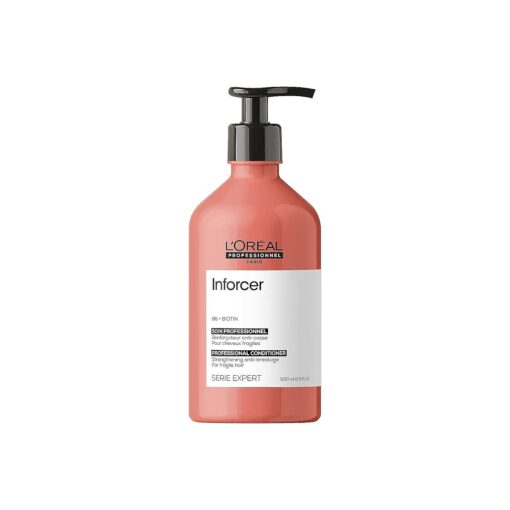 L'Oreal Professionnel Inforcer Deep Conditioner | For Weak & Fragile Hair | Provides Strength and Prevents Breakage| With Biotin & Vitamin B6 | 16.9 Fl, Oz .