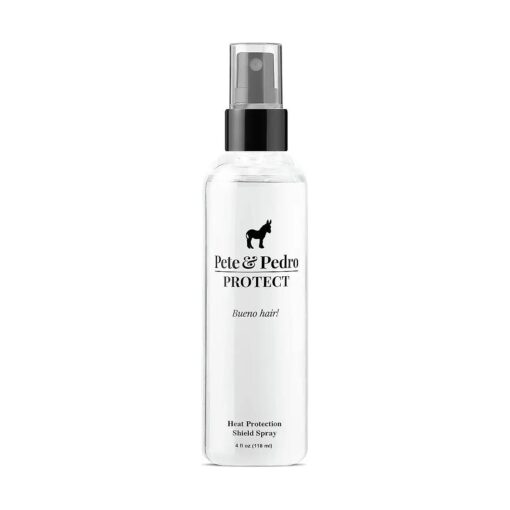 Pete & Pedro PROTECT - Heat Protection Hairstyling Shield Spray | Keratin Protects Against Heat Damage From Hair Blow Dryer, Flat Iron, Hot Tools | As Seen on Shark Tank, 4 oz .