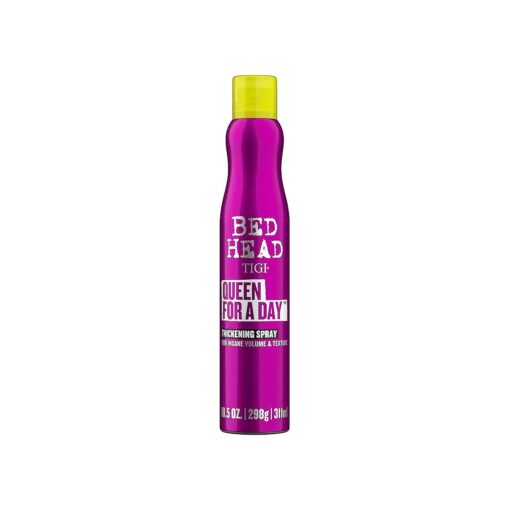 Bed Head by TIGI Texture Spray for Hair, Queen For A Day Volume Spray, Hair Thickening Spray for Fine Hair, 10.5 oz