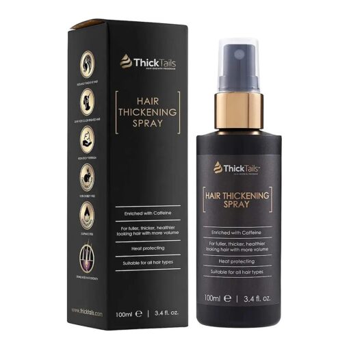 Hair Thickening Spray - Volumizing, Heat Protectant, Dry Texturizing Spray with Biotin & Keratin, Instant Volume Boost for Fuller, Thicker-Looking Hair, Suitable for All Hair Types