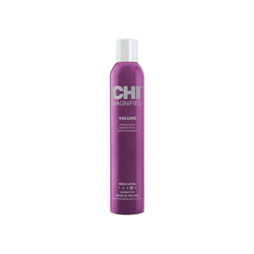 CHI Magnified Volume Finishing Hair Spray, Boosts Volume & Body For Maximum Fullness, Builds Resilience & Strength & Adds Shine, 12 Oz