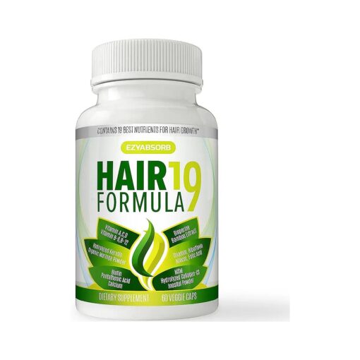 Hair Vitamins - Scientifically Formulated To Nourish Hair Follicles & Scalp For Thinning Hair, Faster New Hair Growth, Contains Hair Growth Herbals For Longer, Stronger, Thicker Hair