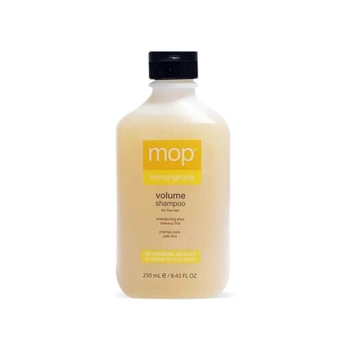 MOP Lemongrass Volume Shampoo For Fine Hair - Chamomile & Lemongrass Extracts Provide Volume & Hydration, Lightweight Formula