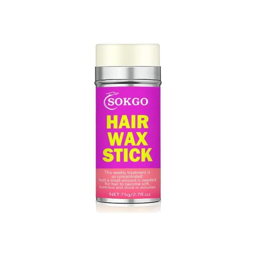 Hair Wax Stick, Hair Wax, Wax Stick for Hair Slick Stick, Hair Wax Stick for Flyaway Hair Wax, Hair Edge Control, Broken Hair Fixing, Curly Hair, Wigs, Non-greasy Styling Wax Cream