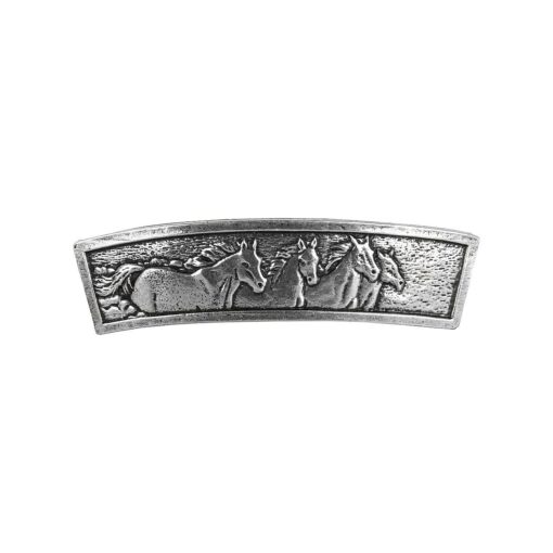 Horses Hair Clip, Hand Crafted Metal Barrette Made in the USA with a Large 80mm Clip by Oberon Design