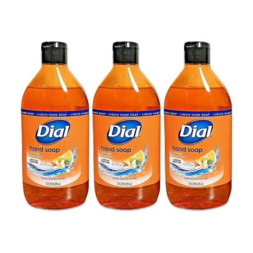 Dial Hand Soap Orange Blossom 13 oz Refills 3 Citrus Hand Soaps For Bathroom Kitchen Home Hand Soap Pack of 3 Bundle hand soap pack of 3 hand soap package