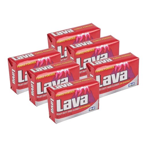 Lava 10185 Pumice Hand Cleaning and Moisturizing Bar Soap 5.75 Ounces ( 6 Pack )