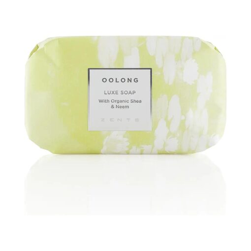 Triple-Milled Luxe Bar Soap ( Oolong Fragrance ) Moisturizing Hand and Body Wash with Organic Shea Butter, 5.7 oz