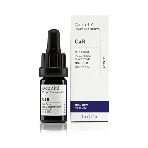 Odacite Brightening Serum Concentrate with Wild Carrot - for Natural Glow, Moisturizing Facial Serum for Skincare, or Skin Brightening - Lightweight Facial Oil for Dull Skin - 0.17 Fl, Oz