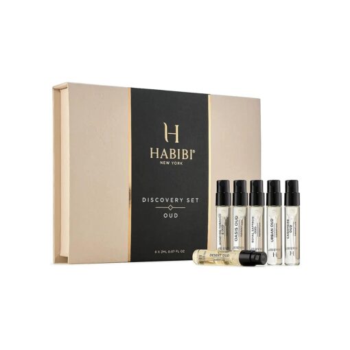 Discovery Oud Perfume for Women & Men Sample Set - Travel Size Oud-Based Men 's & Women 's Fragrances - Luxury Scents Developed by Master Perfumers - 6 X 2ml Mini Perfumes for Men & Women