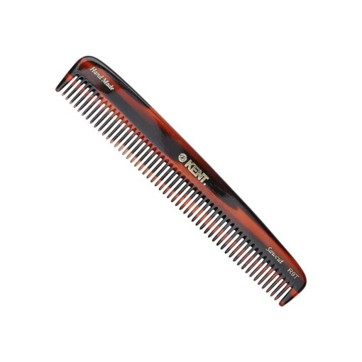 Kent R9T All Coarse Hair Detangling Comb Wide Teeth Dressing Table Comb for Thick Curly Wavy Hair, Hair Detangler Comb for Grooming Styling Hair, Beard and Mustache, Saw-Cut, Handmade in England