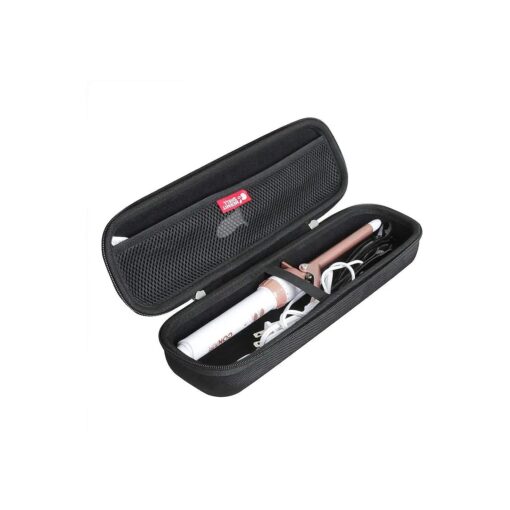 Hermitshell Hard Travel Case for Conair Double Ceramic Curling Iron 0.5 Inch / 0.75 Inch / 1 Inch / 1.25 Inch / 1.5 Inch Curling Iron ( Black )