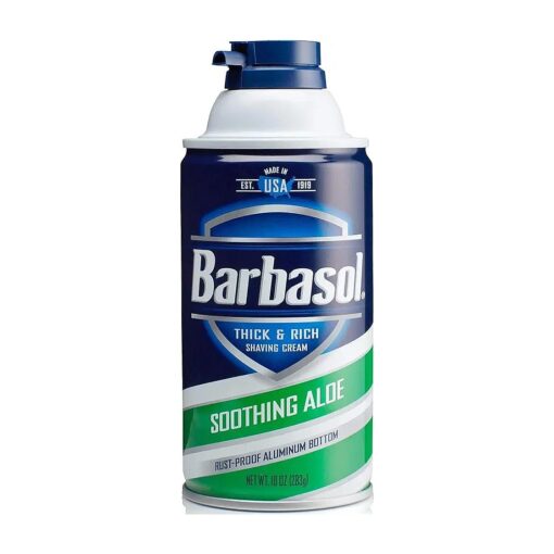 Barbasol Soothing Aloe Thick & Rich Shaving Cream 10 Oz ( 2 Pack )