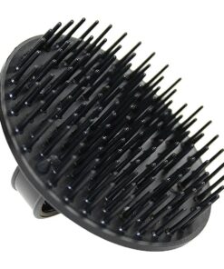 Jack Dean by Denman ( Black ) Scalp Massager and Detangling Hair Brush for Thick or Thin Hair, Curly or Straight Hair - use in the Shower or Bath - Head and Beard Scrubber - For Women and Men, D6