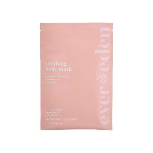 Soothing Belly Mask - 1 Belly Mask for Pregnant Women 1st & 2nd Trimester - Hydrating, Nourishing, & Soothing Pregnancy Skin Care Belly Masks - Clean & Vegan Pregnancy & Maternity Products