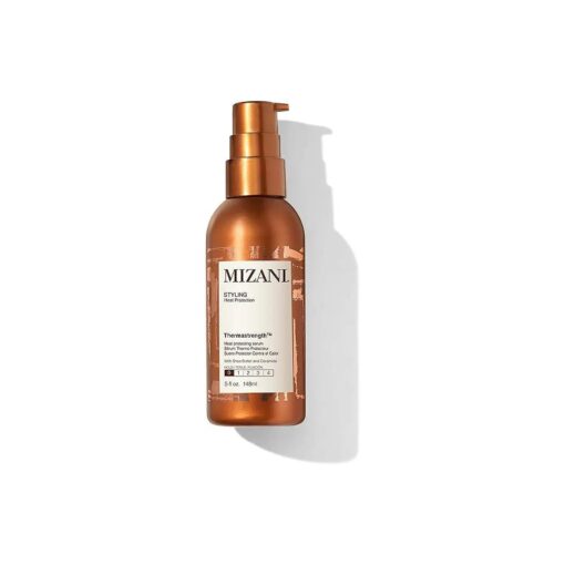 Mizani Thermastrength Heat Protecting Serum | Protects Hair From Heat Damage | with Shea Butter | for Curly Hair | 5 Fl Oz