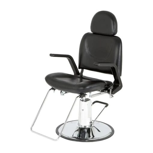 Buy-Rite Sue Reclining Styling Chair for Professional Hair Stylists, Beauty Salons and Barbers - All Purpose Modern Hydraulic Salon Chair with Heavy Duty Chrome Base, SY-6769AP