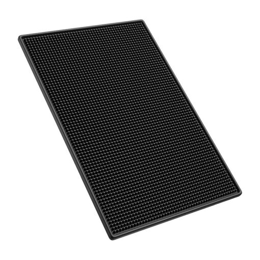 Noverlife Barber Station Mat for Hair Styling Tools, Heavy Duty Non-Slip Bar Service Mat, Flexible Rubber Mat for Clippers Salon Tools, Professional Salon and Barbershop Work Station Pads