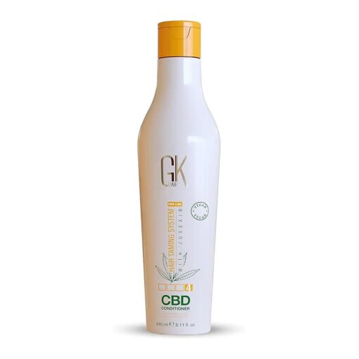 GK HAIR Global Keratin Hemp Conditioner ( 8.11 Fl Oz/240ml ) Hydrating Strengthening Color Treated Damaged Repair Provides Nourishing & Shine Infused with Natural Organic Vegan Sulfate Paraben Free