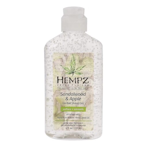 Hempz Fresh Fusions Sandalwood and Apple Herbal Shave Gel Unisex Shave Gel 6 oz