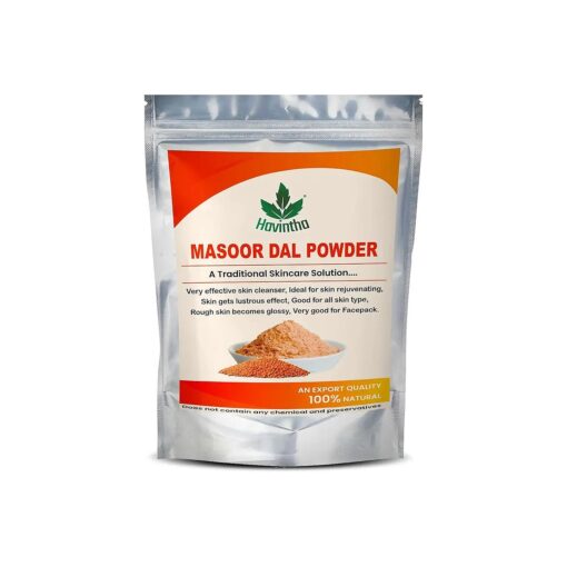 Havintha Masoor Dal Powder Herbal Facewash | Skin Brightener & Cleanser - 227 Grams