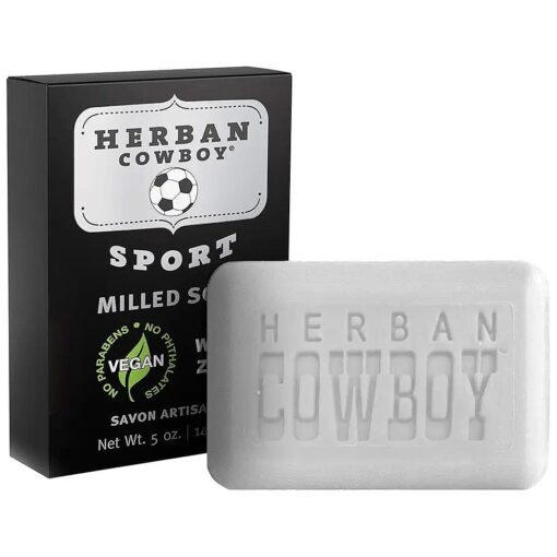 Herban Cowboy Milled Bar Soap Men 's Soap, Dusk ( Sport ( 1 Pack ) )