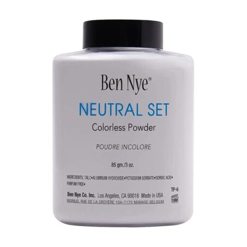 Ben Nye Classic Translucent Face Powder 3 Oz Neutral Set Face Powders