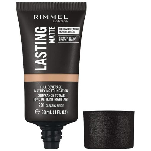 Rimmel Lasting Matte Full Coverage Foundation - 201 Classic Beige