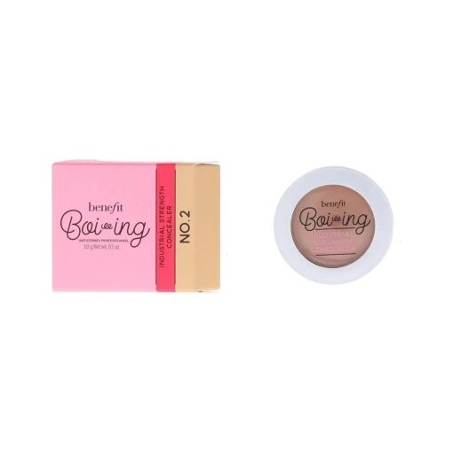 Benefit Cosmetics Boi-ing Industrial Strength Full Coverage Concealer Shade # 2 Light/Medium 0.1 oz