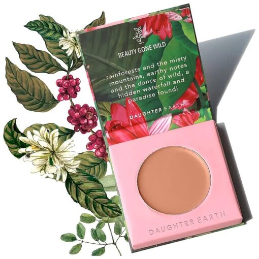 DAUGHTER EARTH Cream Concealer For Face | Breathable & High Coverage Lightweight Concealer With Bakuchiol and CoQ10 | Vegan Silicone-Free Makeup With Natural Coverage | Creaseless Finish Pro Concealer