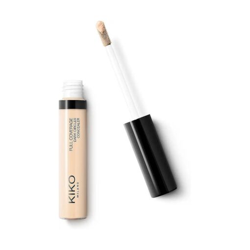 KIKO MILANO - Full Coverage Dark Circles Concealer 01 High-coverage liquid concealer for the face and eye area .