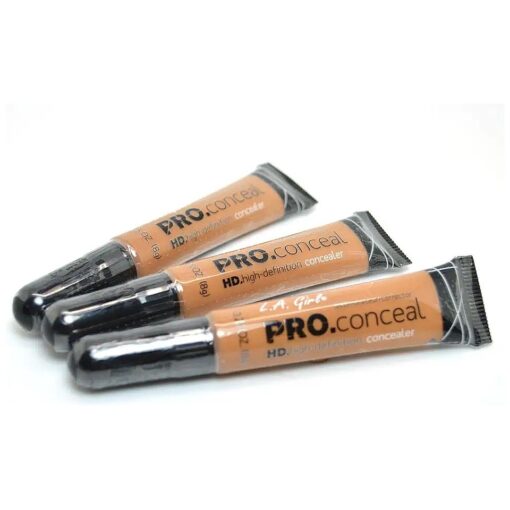 L.A, Girl Pro Concealer x GC983 Fawn HD High Definition Liquid, Assortment, 0.75 Ounce, ( Pack of 3 )