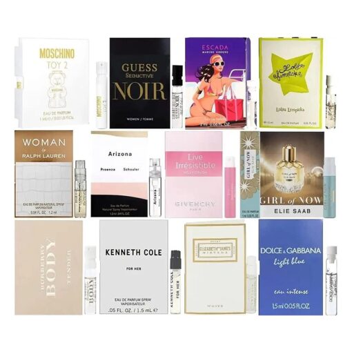 Perfume High End Designer Fragrance Sampler for Women - Lot x 12 Sample Vials