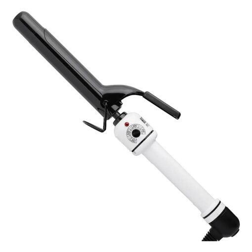 HOT TOOLS Pro Artist Nano Ceramic Curling Iron/Wand | For Smooth, Shiny Hair ( 1" in ) Black/White