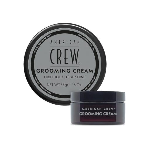 American Crew Men 's Grooming Cream, Like Hair Gel with High Hold & High Shine, 3 Oz ( Pack of 1 )