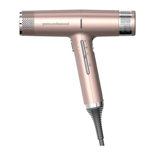 IQ2 Perfetto | Professional Hair Dryer | by Ga.Ma Italy | 2022 Update | Auto Standby | Turbo 120.000 RPM | Rose Gold