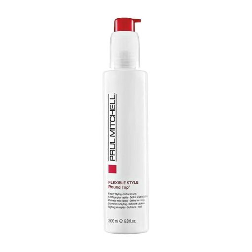 Paul Mitchell Round Trip Curl Defining Serum, Reduces Drying Time For Faster Styling, For Wavy + Curly Hair, 6.8 oz .