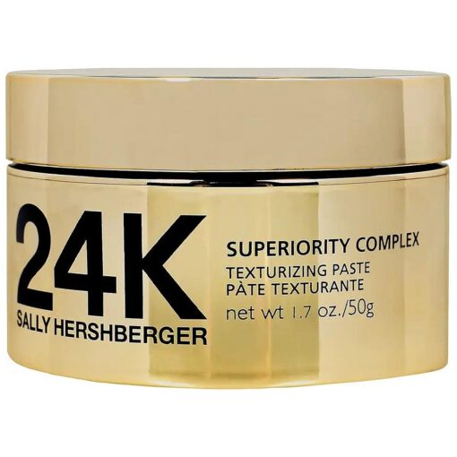 SALLY HERSHBERGER 24K Superiority Complex Texturizing Paste - Secret Weapon For Finishing Styles To Perfection - Velvety, Plush Texture - Soft And Touchable With Golden Pearl And Mica - 50 g