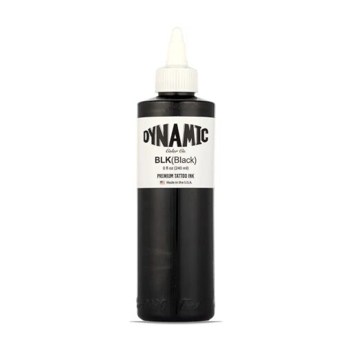 Dynamic Color Co Black Ink 8oz Bottle