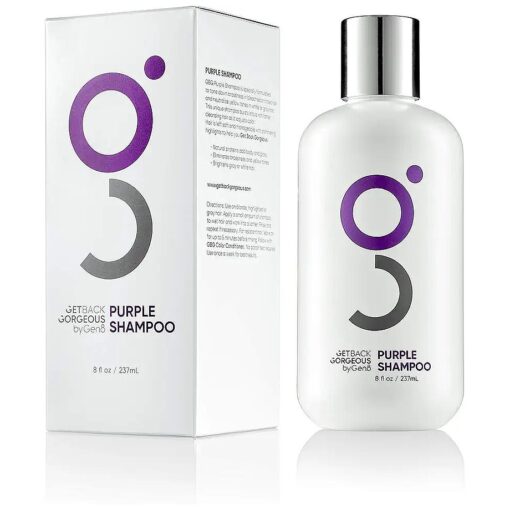 Purple Shampoo for Blonde Hair by GBG - Blonde Shampoo Instantly Eliminate Brassiness & Yellows - Brighten Blonde, Silver & Grey w/Celebrity Stylist Created Purple Toning Shampoo - 8oz