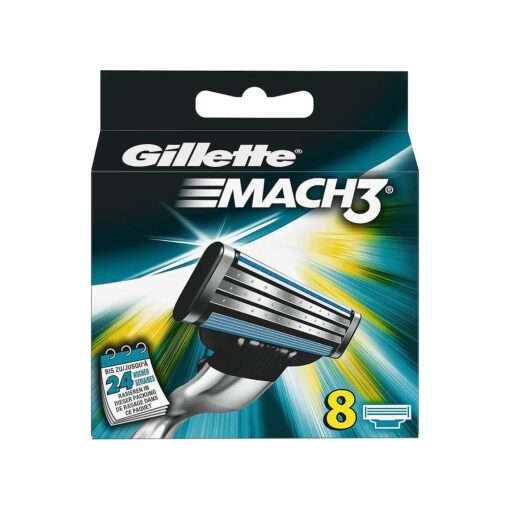 Gillette Mach 3 Manual Razor Blades 8 pack