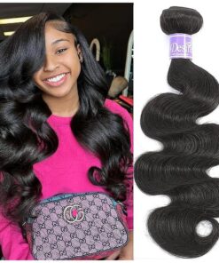 12A Brazilian Virgin Hair Body Wave 1 Bundle 100 % Unprocessed Brazilian Body Wave Human Hair Extensions for Black Women ( 16inch )